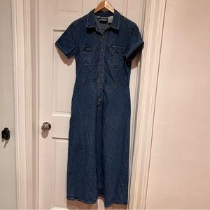 Vintage - Denim/Jean Short Sleeve Dress